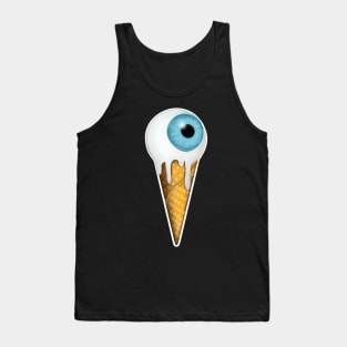 Ice cream eyeball Halloween Tank Top